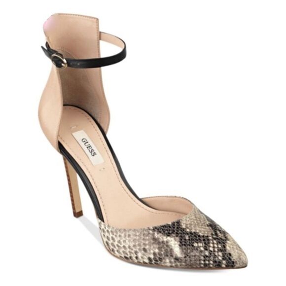 ✨HP✨Abaih Ankle Strap Pointed Toe D'Orsay Pumps✨ - Picture 1 of 9